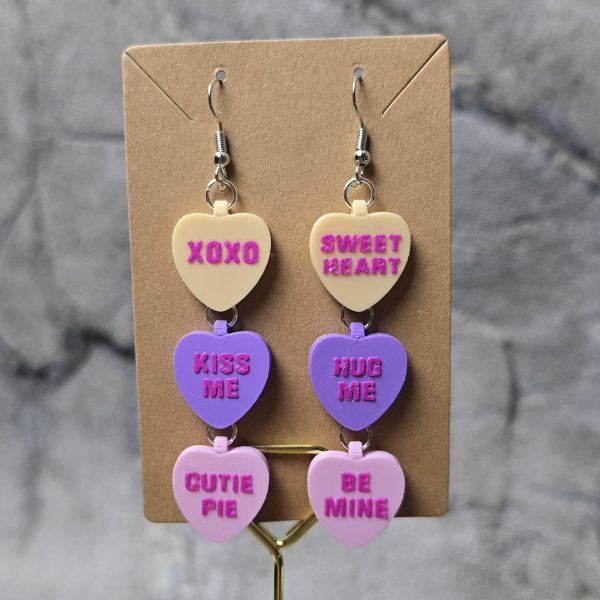 Conversation Heart Earrings
