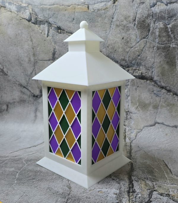 Mardi Gras 3D Printed Lantern