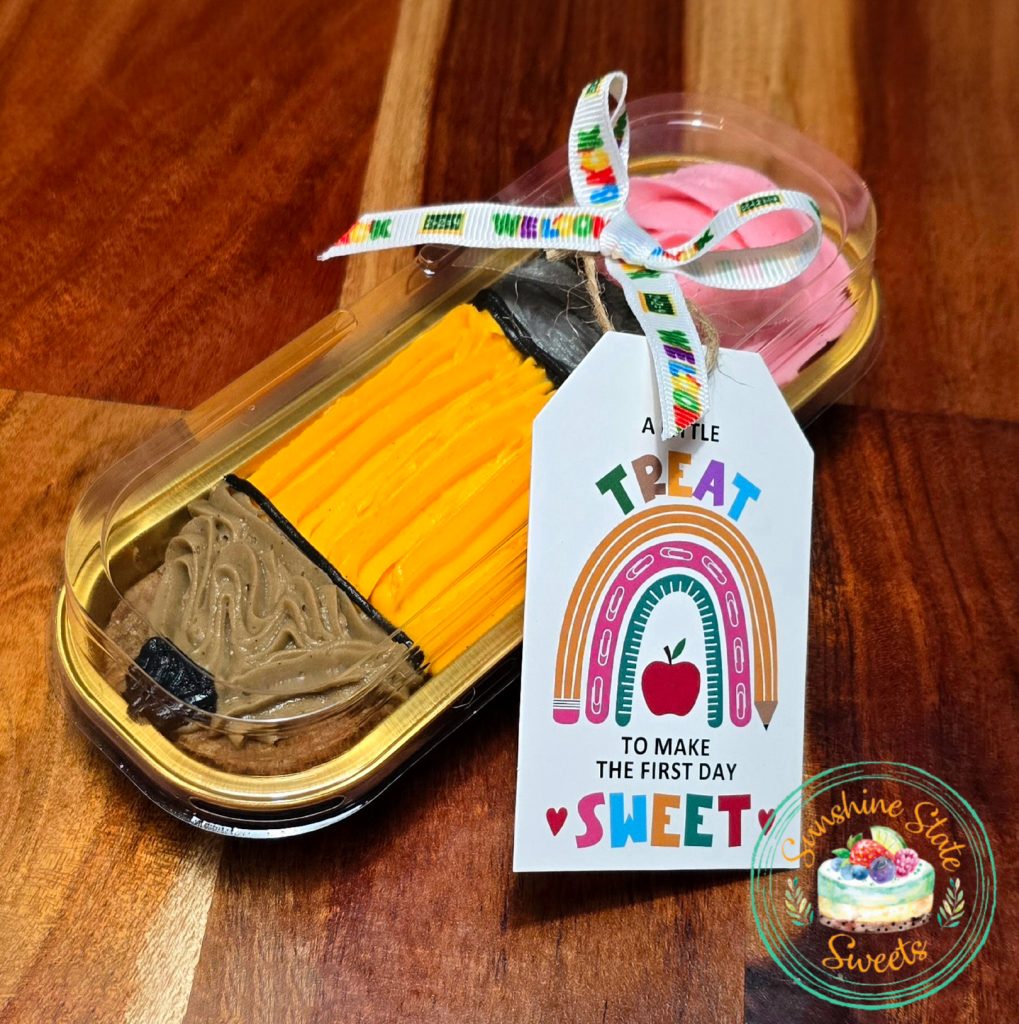 Back To School Treat - Cookie Cake Pencil
